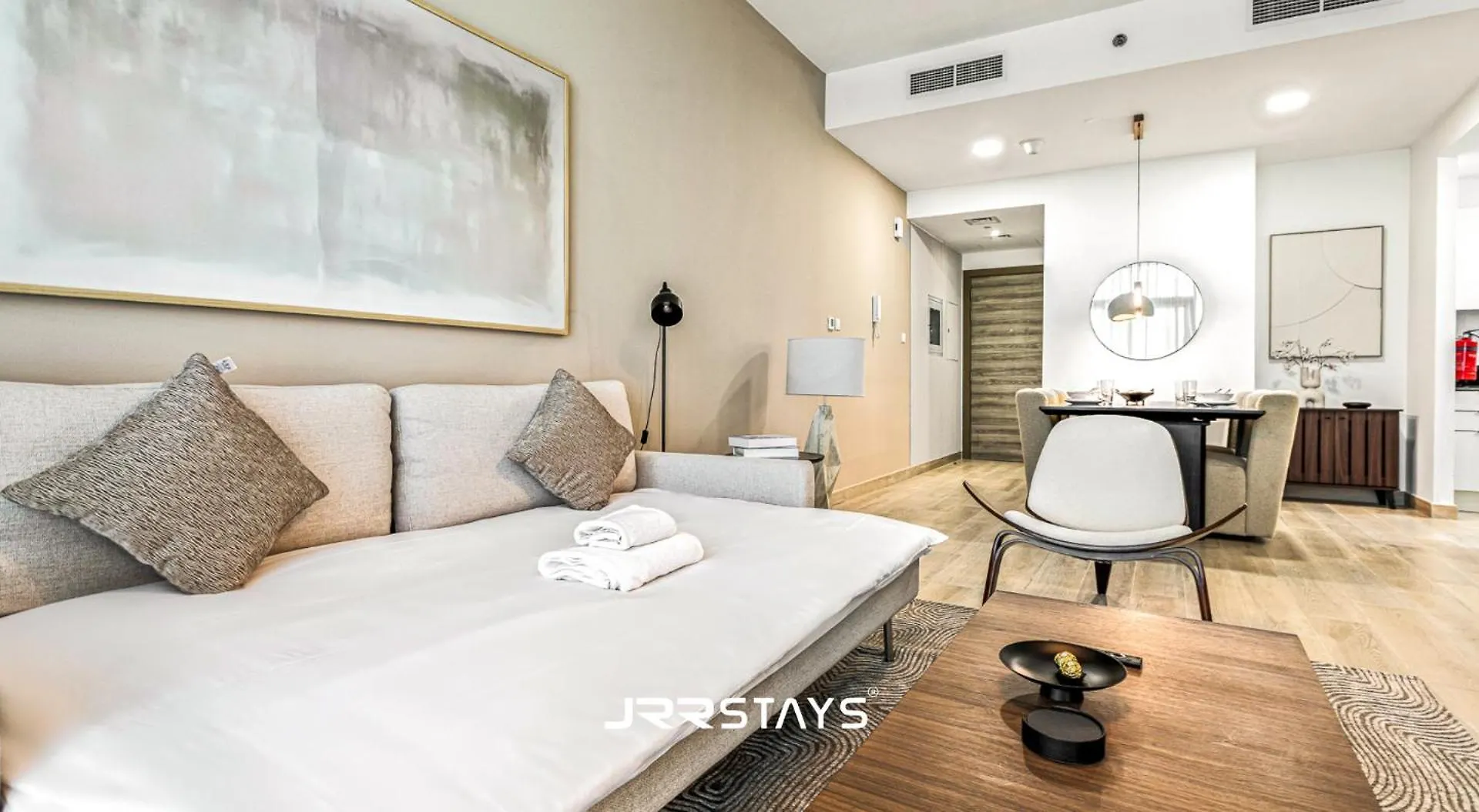 公寓 迪拜Sophisticated Luxury 1Br - Modern Design - Jvc公寓